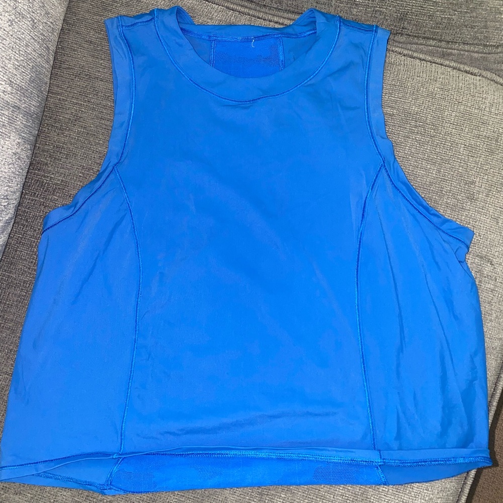 Lululemon sheer will - camo tank size 8.